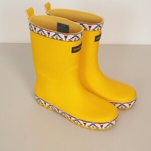 Pendelton Kids Tucson Mid Rain Boots Sz 13/1 Southwest Aztec Rubber Wellies